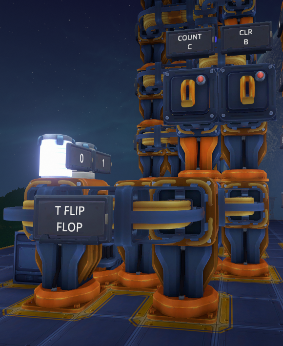 Circuit - T-Flip Flop (Full Functionality)