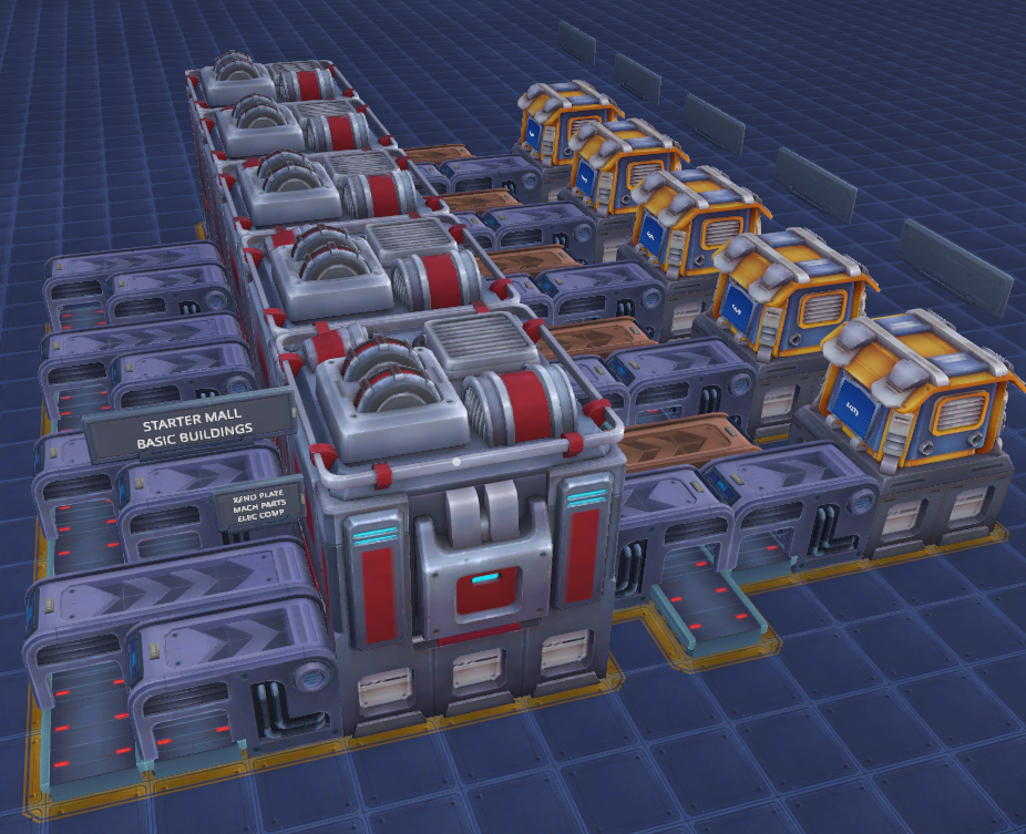 Starter Mall - Basic Buildings